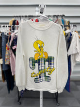 Load image into Gallery viewer, Vintage 1997 Looney Tunes Tweety Waffle Long Sleeve T-shirt (140cm)

