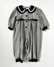 画像をギャラリービューアに読み込む, Vintage Bonnie Baby Houndstooth tooth Rompers 18M (80cm)
