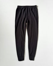 画像をギャラリービューアに読み込む, USED Black Waffle Long Sleeve Shirt and Pants Set Youth M/8 (120cm)
