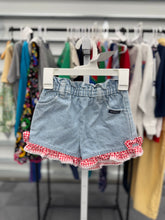 Load image into Gallery viewer, Vintage Denim/Frill Short Pants 4T (100cm)
