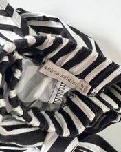 画像をギャラリービューアに読み込む, USED Carbon Soldier Black/White Striped Bubble Pants 6-12M (65-75cm)
