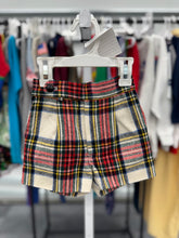 画像をギャラリービューアに読み込む, Vintage Wool Plaids Short Pants 3T (95cm)
