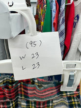 画像をギャラリービューアに読み込む, Vintage Wool Plaids Short Pants 3T (95cm)
