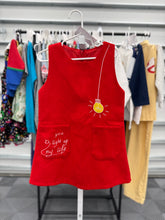 Load image into Gallery viewer, Vintage Light Bulb Embroidery Dress Red (110cm)
