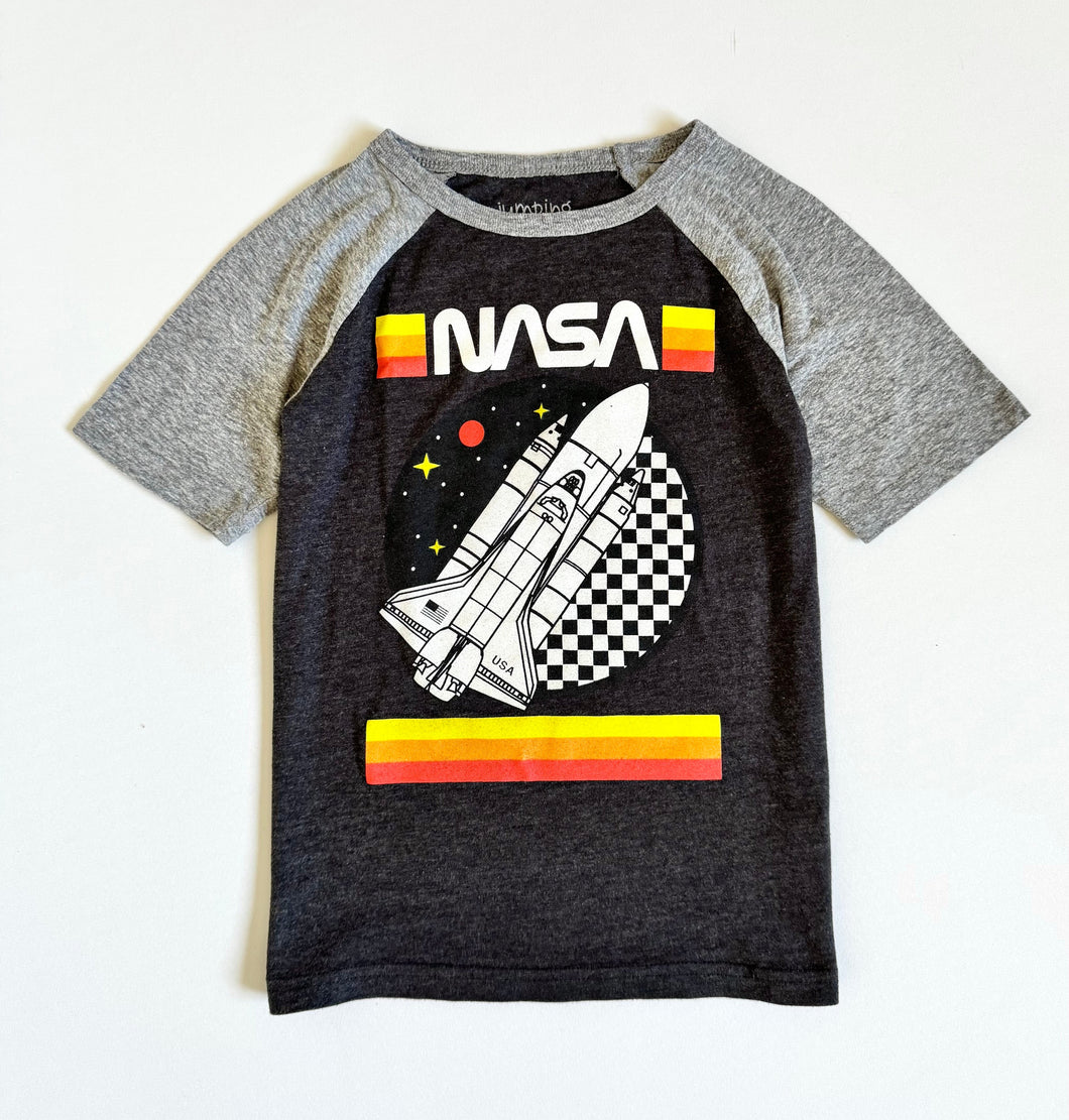 USED NASA Raglan T-shirt Kids 7 (125cm)
