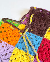 Load image into Gallery viewer, Vintage Handmade Crochet Poncho Baby One Size
