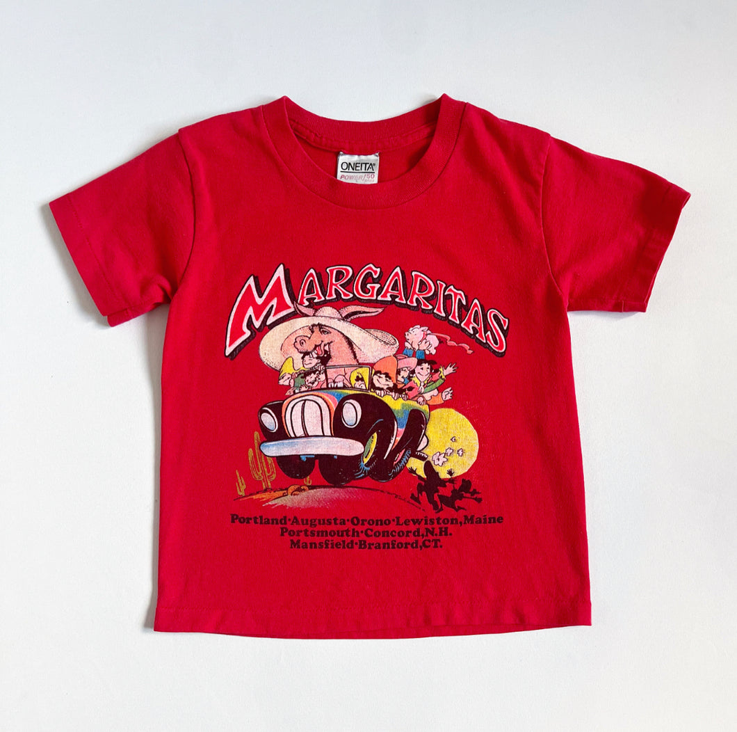 Vintage Margaritas Single Stitch T-shirts 5T (110cm)