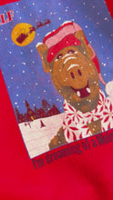 Load and play video in Gallery viewer, Vintage 1988 ALF “Melmac Chirstmas” Sweatshirt Red 5/6T (100-110cm)
