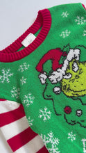 Load and play video in Gallery viewer, USED Grinch “Define Naughty” Sweater 5T (100-110cm)
