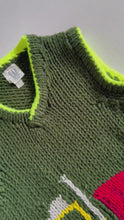 Load and play video in Gallery viewer, USED Y2K baby GAP Dump Truck Wool Knit Vest 3T (95-100cm)
