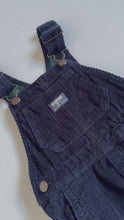 Load and play video in Gallery viewer, USED OshKosh B’goshNavy Blue Corduroy Overall 3T (95cm)
