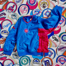 画像をギャラリービューアに読み込む, Vintage MLB Chicago Cubs Nylon Baseball Pull Over 7 (130cm)
