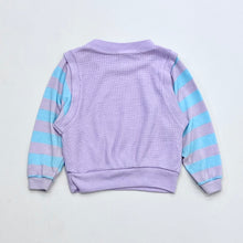 画像をギャラリービューアに読み込む, Vintage Camptown Pastel Color Striped Vest Long Sleeve T-shirts 18M (80cm)
