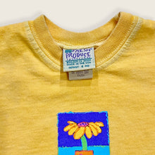 Load image into Gallery viewer, Vintage Antigua Flower Paint Art T-shirts Yellow 6M
