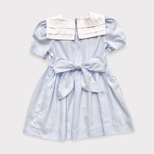 Load image into Gallery viewer, Vintage Bow Age Pastel Blue Dress 6 (110-120cm)
