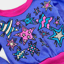 Load image into Gallery viewer, Vintage Spencer’s Star Neon Purple/Pink Sweatshirts 4 (Approx 2T) 80-90cm
