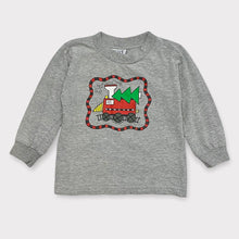 Load image into Gallery viewer, Miss Tee V-us Train&amp; Christmas Tree Print Long Sleeve T-shirts 3T
