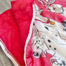 画像をギャラリービューアに読み込む, Vintage Walt Disney 101 Dalmatians Sleeping Bag Red
