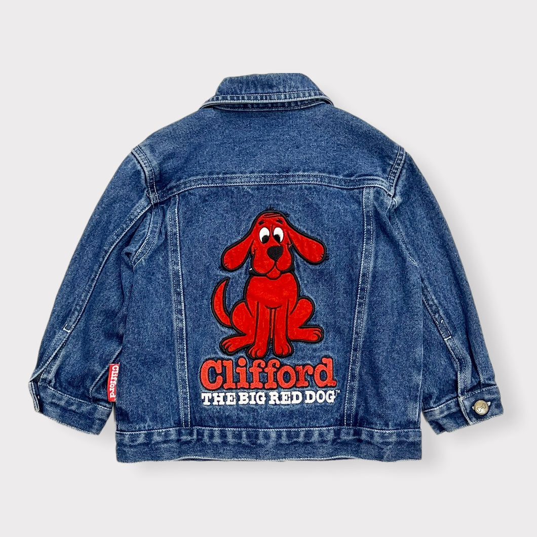 2001 Clifford The Big Red Dog Denim Jacket 3T (95cm)