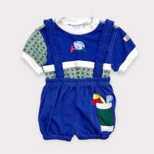 Load image into Gallery viewer, Vintage Small Steps Golf Design Polo Tops/Rompers Outfit 6-9M (65-70cm)
