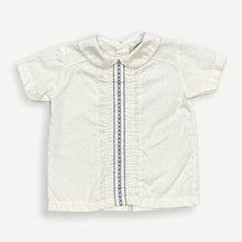 画像をギャラリービューアに読み込む, Bryan Embroidered Shirts &amp; Shorts with Suspender set 24M
