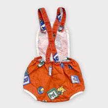 画像をギャラリービューアに読み込む, Vintage Bear/Alphabet Sunsuit Rompers 9M (3M/60cm)
