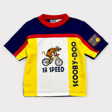 Load image into Gallery viewer, 2000 Scooby-Do Bicycle embroidery mesh shirts Size 6 (120cm)
