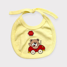 Load image into Gallery viewer, Vintage Bear Footie Jumpsuit, Hat and Bib Set Newborn 50-60cm
