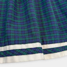 Load image into Gallery viewer, Vintage Polly Flinders Plaids Collar Dress Green/Navy Blue 2T (90cm)
