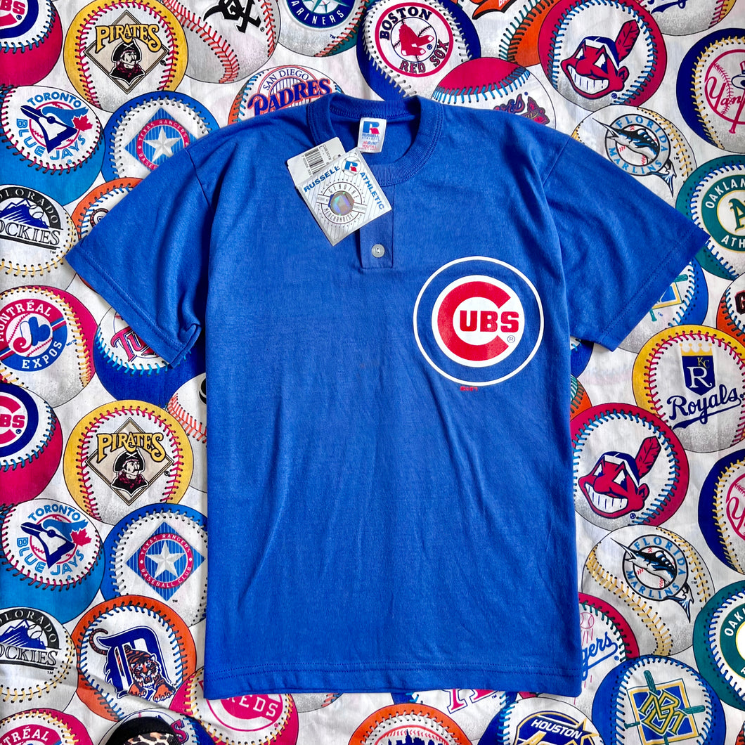 Vintage New Old Stock Russell Athletic MLB Chicago Cubs T-shirts Youth L (150/160cm)