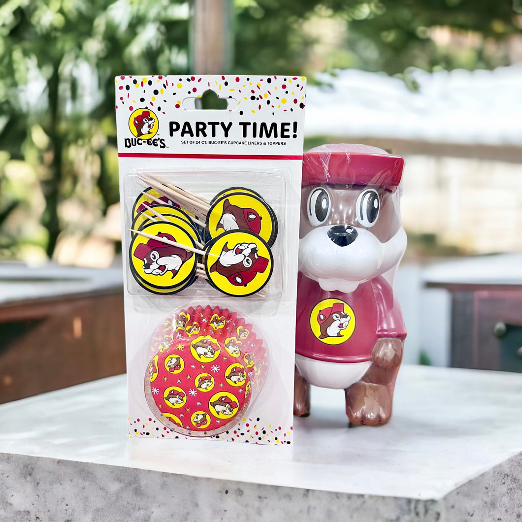 BUC-EE’S Party Cupcake Liner & Toppers Set/ バッキーズ ペーパーカプ＆ピックセット