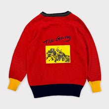 Load image into Gallery viewer, Vintage 60 D St. Hockey Trouble Club Knit Sweater S(8/10) 130-140cm
