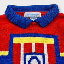 Load image into Gallery viewer, Vintage Oshkosh B’gosh Collar Sweater Red 5T (3/4T)  95-100cm
