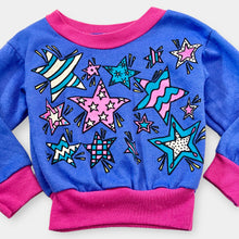 Load image into Gallery viewer, Vintage Spencer’s Star Neon Purple/Pink Sweatshirts 4 (Approx 2T) 80-90cm
