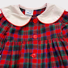 画像をギャラリービューアに読み込む, Vintage Alexis Red Plaid Jumpsuit/Rompers 6-10lbs/0-3M (60cm)
