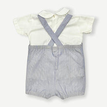 Load image into Gallery viewer, Bryan Embroidered Shirts &amp; Shorts with Suspender set 24M
