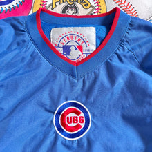 画像をギャラリービューアに読み込む, Vintage MLB Chicago Cubs Nylon Baseball Pull Over 7 (130cm)
