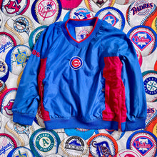 画像をギャラリービューアに読み込む, Vintage MLB Chicago Cubs Nylon Baseball Pull Over 7 (130cm)
