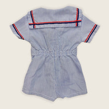 Load image into Gallery viewer, Vintage Good Lad Nautical Sailor Striped Rompers 6-9M (65-70cm)
