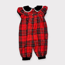 Load image into Gallery viewer, Vintage Thomas Red Plaids Jumpsuit/Rompers 12M (75cm)
