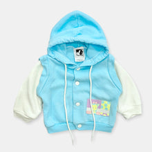 画像をギャラリービューアに読み込む, Vintage Jog Togs Giraffe Patch Pastel Blue Hoodie Sweatshirts Newborn
