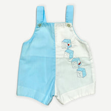 Load image into Gallery viewer, Vintage “BABY” Embroidered Rompers/Shortalls 0-3M
