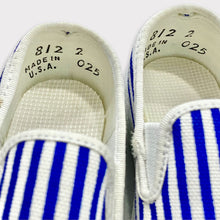 Load image into Gallery viewer, New Condition Vintage Striped Slip On Shoes Size 2 (9.5cm)
