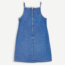 Load image into Gallery viewer, Christie Brooks Medium Wash Denim Halter Neck Dress L(6X)
