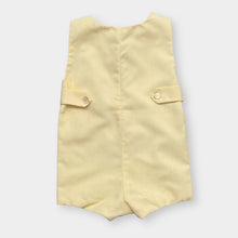 Load image into Gallery viewer, Vintage Koala Appliqué Pastel Yellow Smock Rompers 24M (80cm)
