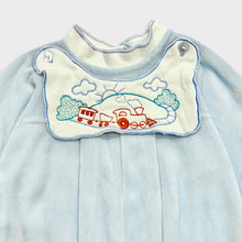 Load image into Gallery viewer, Vintage Carter’s Bib Jumpsuit Patel Blue 6M
