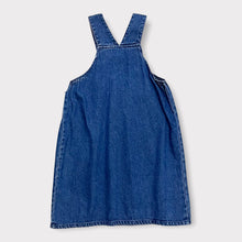 Load image into Gallery viewer, Vintage Mc Kids (McDonald’s) Denim/Flower Embroidery Dress Girl’s 7 (120cm)
