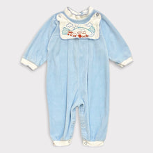 Load image into Gallery viewer, Vintage Carter’s Bib Jumpsuit Patel Blue 6M
