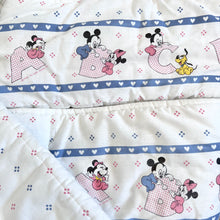 Load image into Gallery viewer, Vintage 1984 Disney Baby Mickey &amp; Minnie Mouse Crib Bed Bumper
