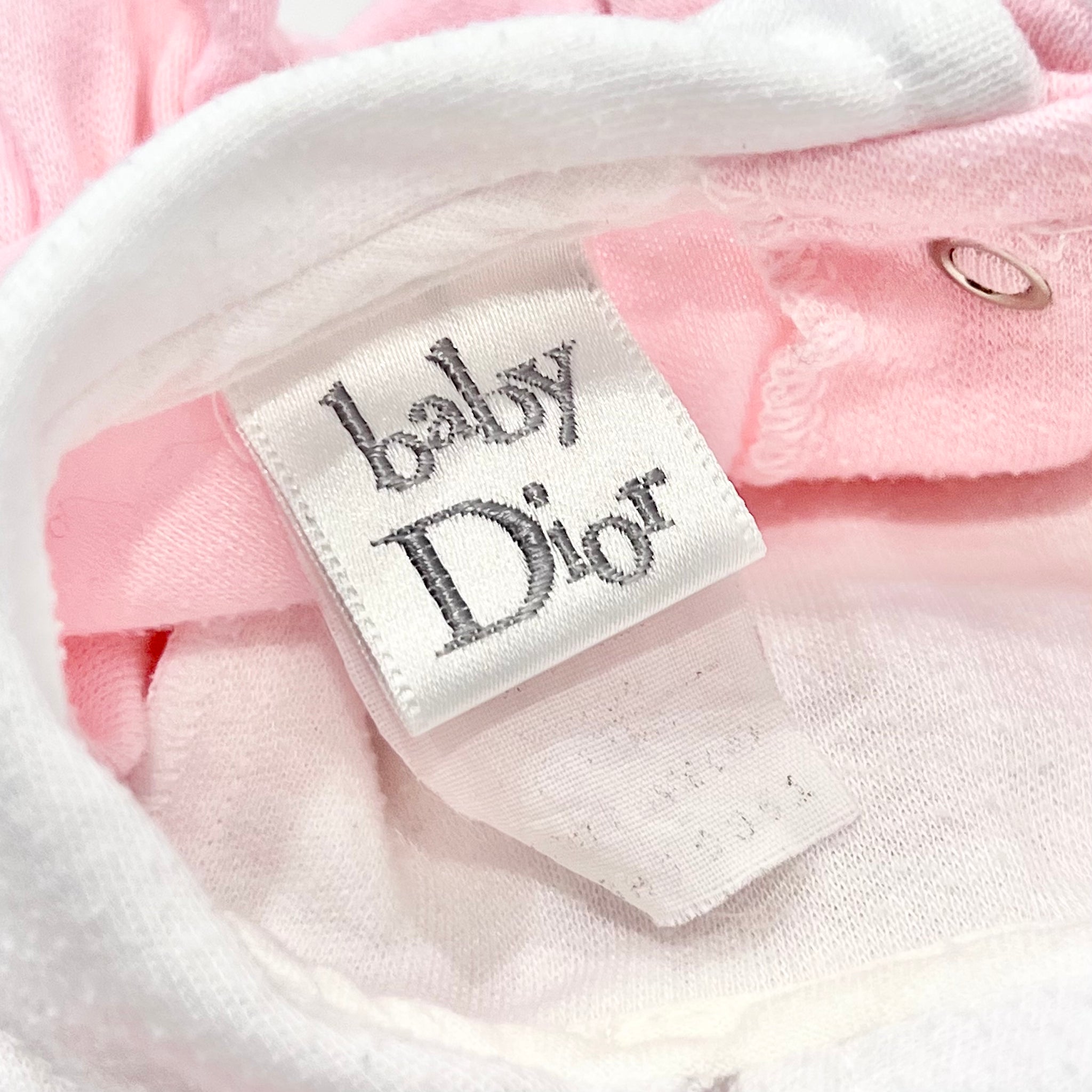 Vintage Baby Dior (Christian Dior) Pastel Pink 3-6M (60-65cm
